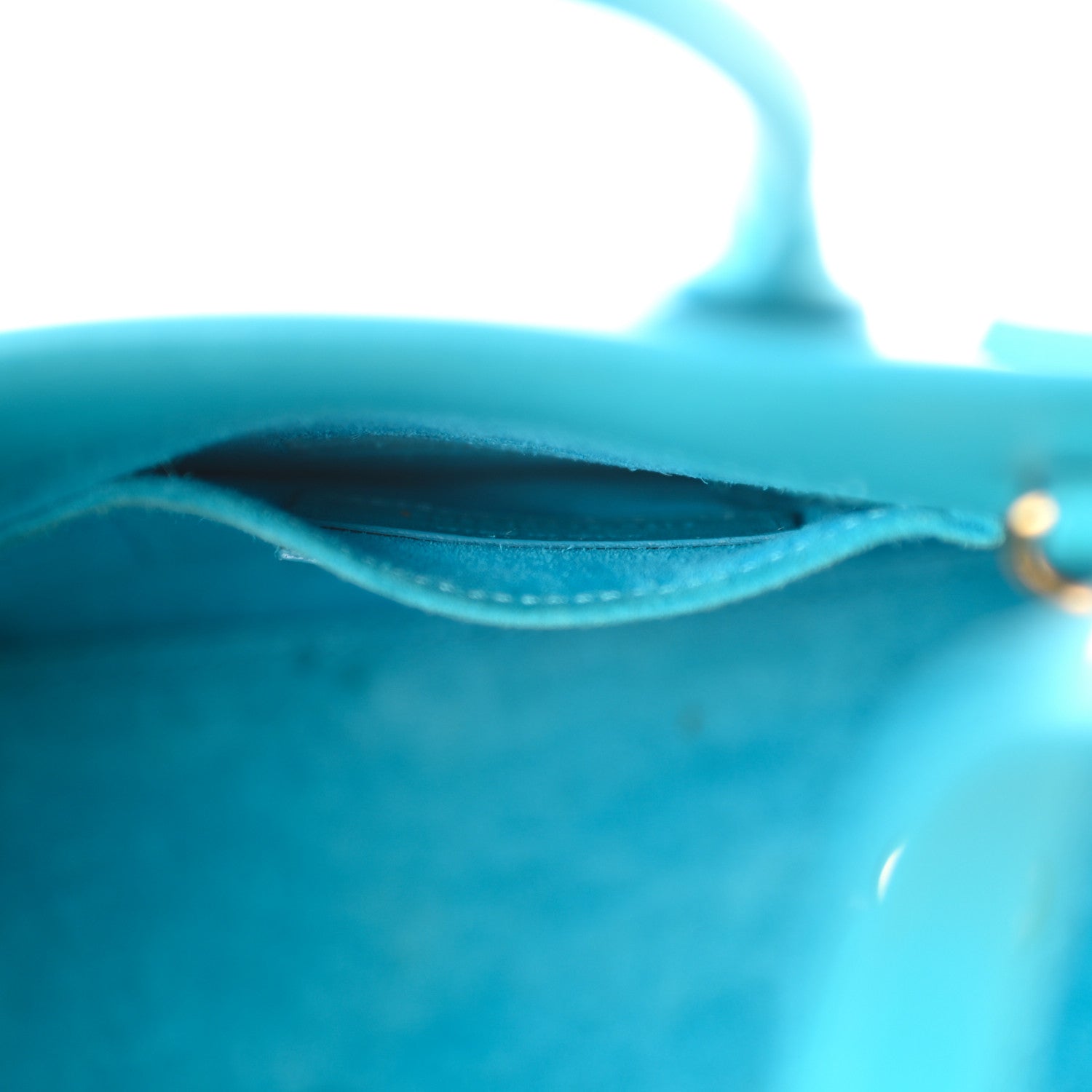 Saint Laurent Calfskin Nano Sac De Jour Turquoise 6 of 16