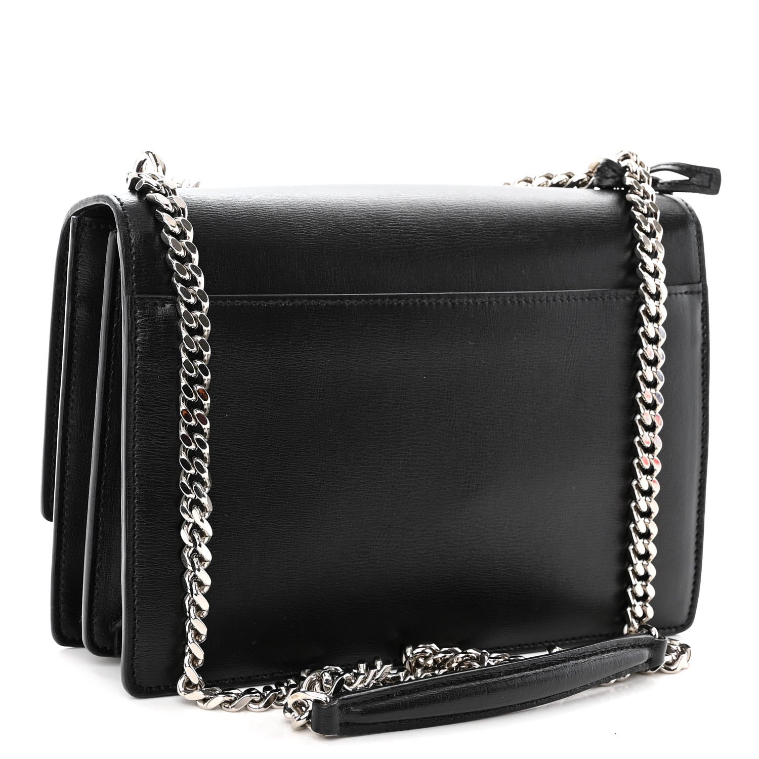 Saint Laurent Calfskin Medium Monogram Sunset Black 3 of 9