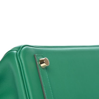 Hermes Swift Birkin 25 Vert Vertigo 11 of 35