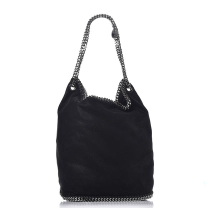 Stella McCartney Shaggy Deer Big Falabella Bucket Bag Black 1 of 8