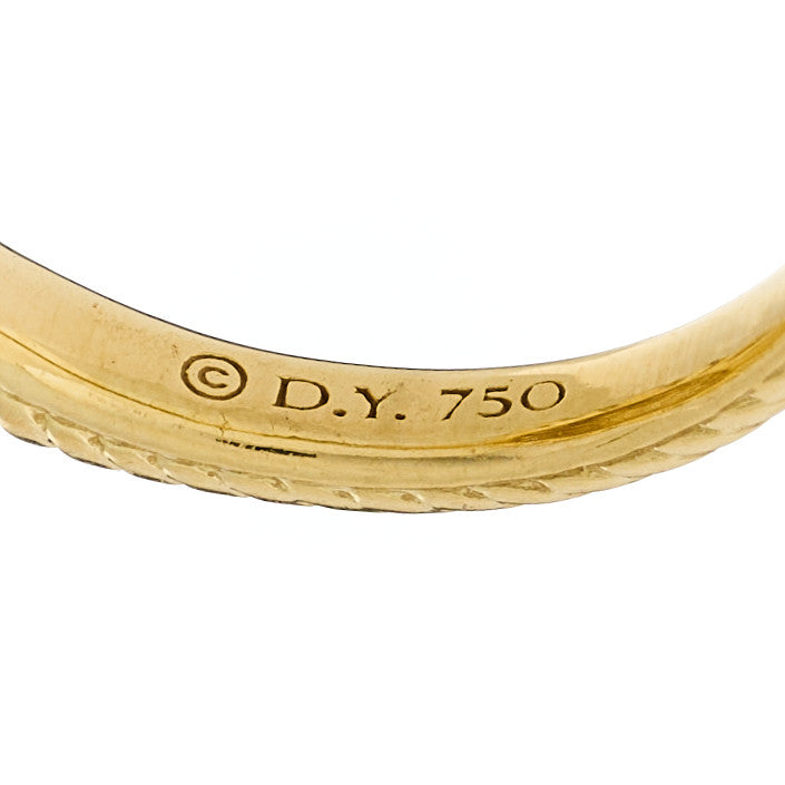 18K Yellow Gold Diamond 22mm Starburst Ring 51 5.75
