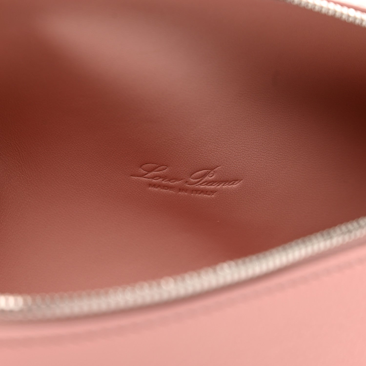 Loro Piana Grained Calfskin L19 Extra Pocket Pouch Rosa 6 of 9