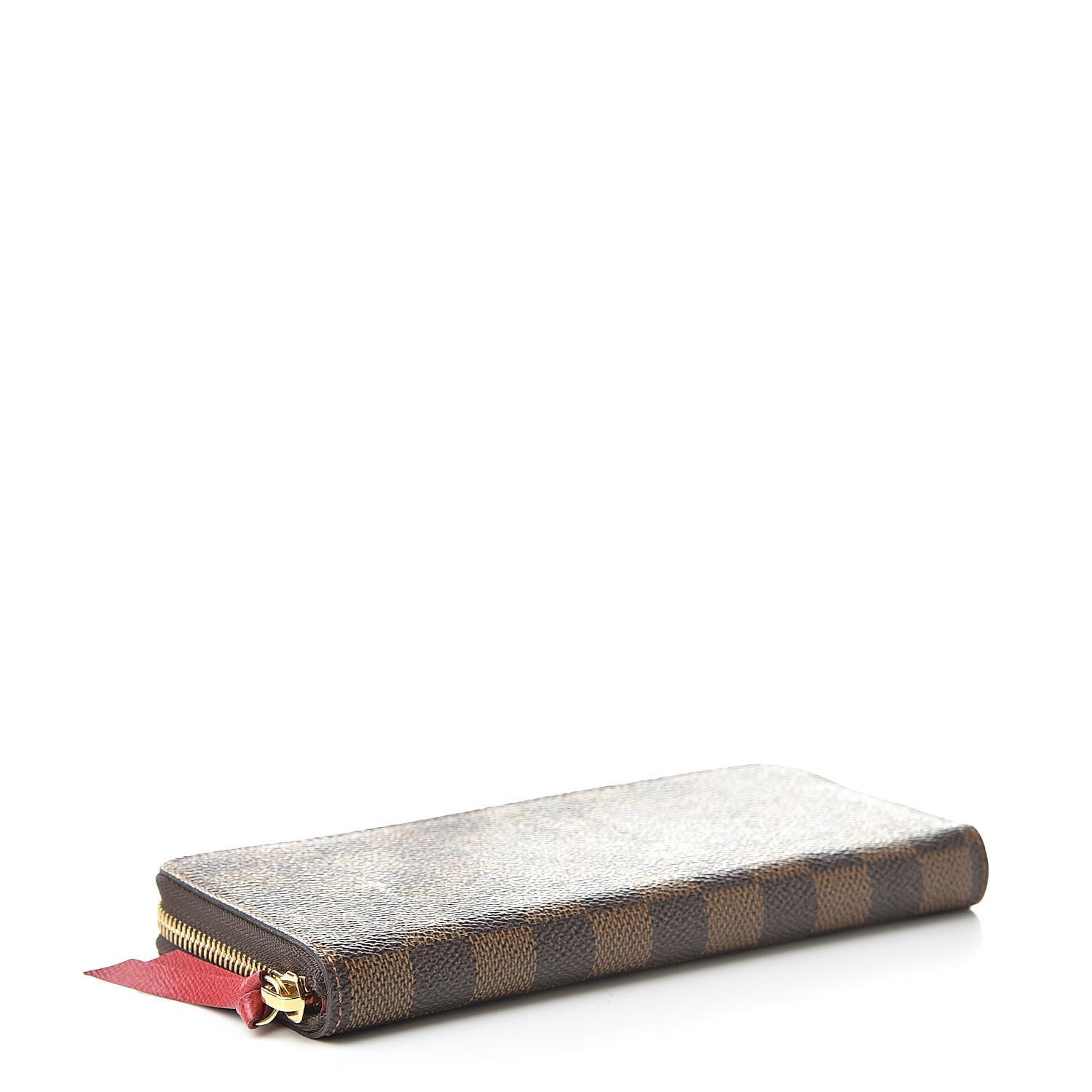 Louis Vuitton Damier Ebene Clemence Wallet Cherry 4 of 7