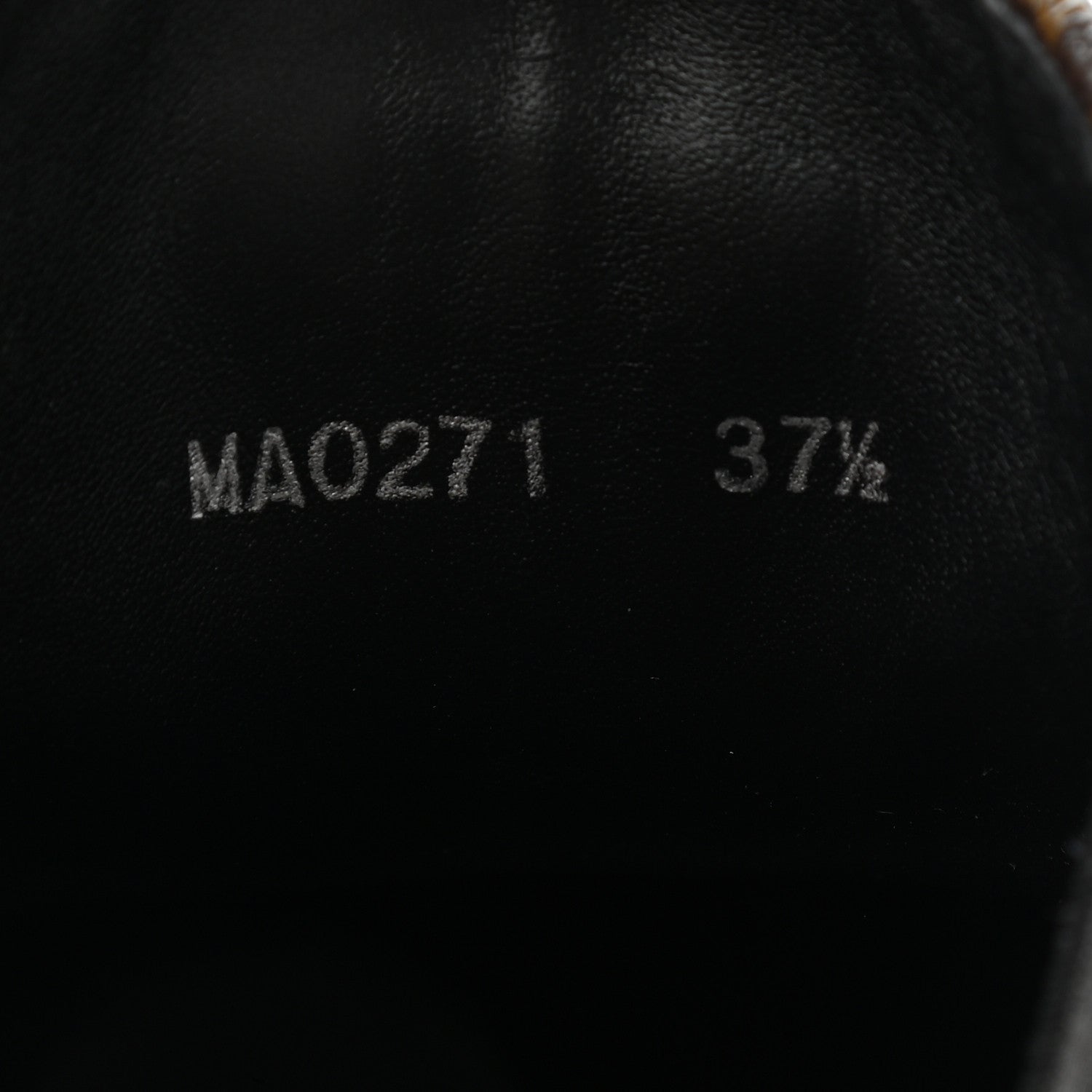 Louis Vuitton Patent Monogram LV Beaubourg Ankle Boots 37.5 Black 8 of 8