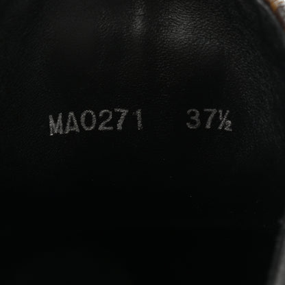 Louis Vuitton Patent Monogram LV Beaubourg Ankle Boots 37.5 Black 8 of 8