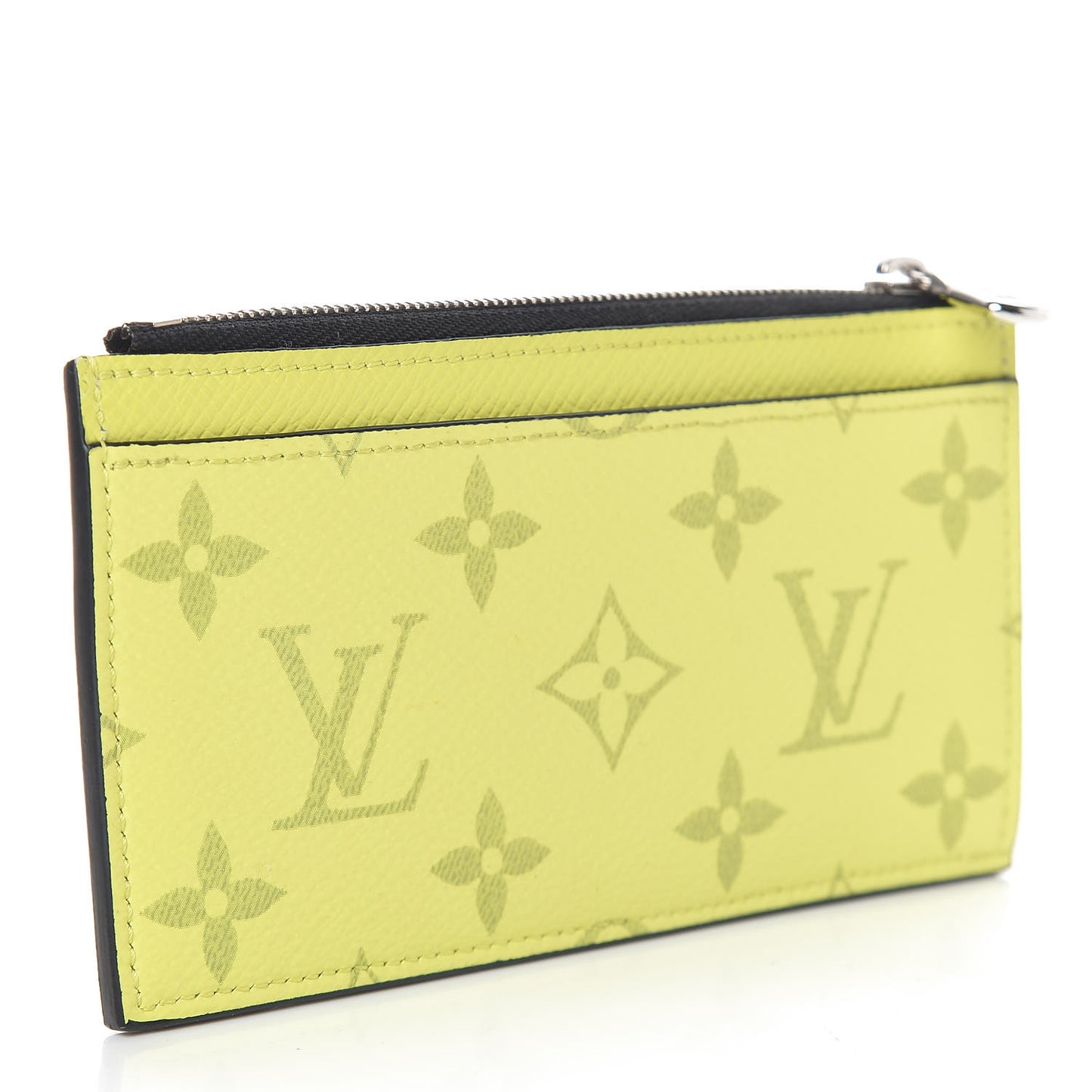 Monogram Taiga Coin Card Holder Yellow