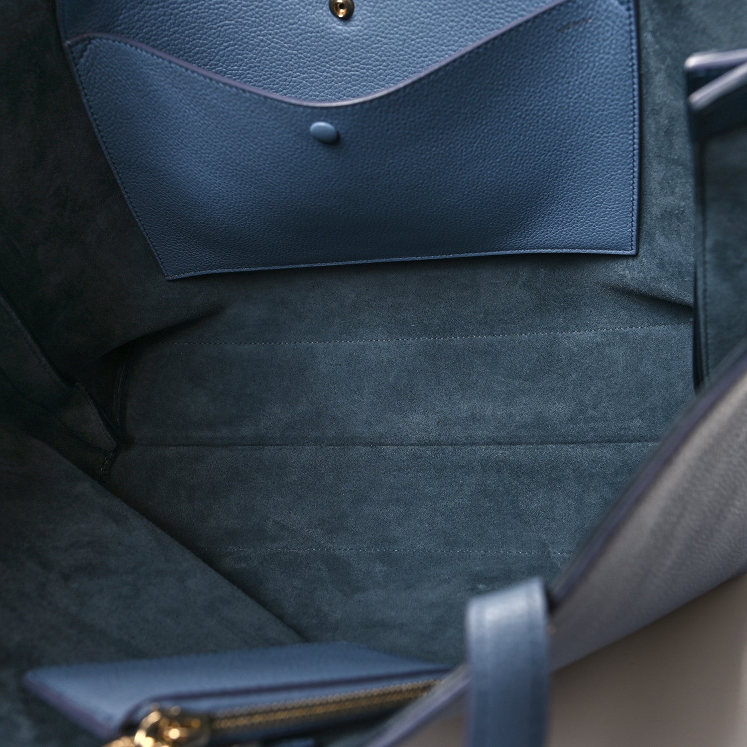 Chloe Calfskin Medium East West Sense Tote Shady Cobalt 6 of 11