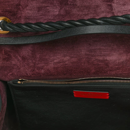 Valentino Garavani Calfskin The Rope Crossbody Bag Black 16 of 42