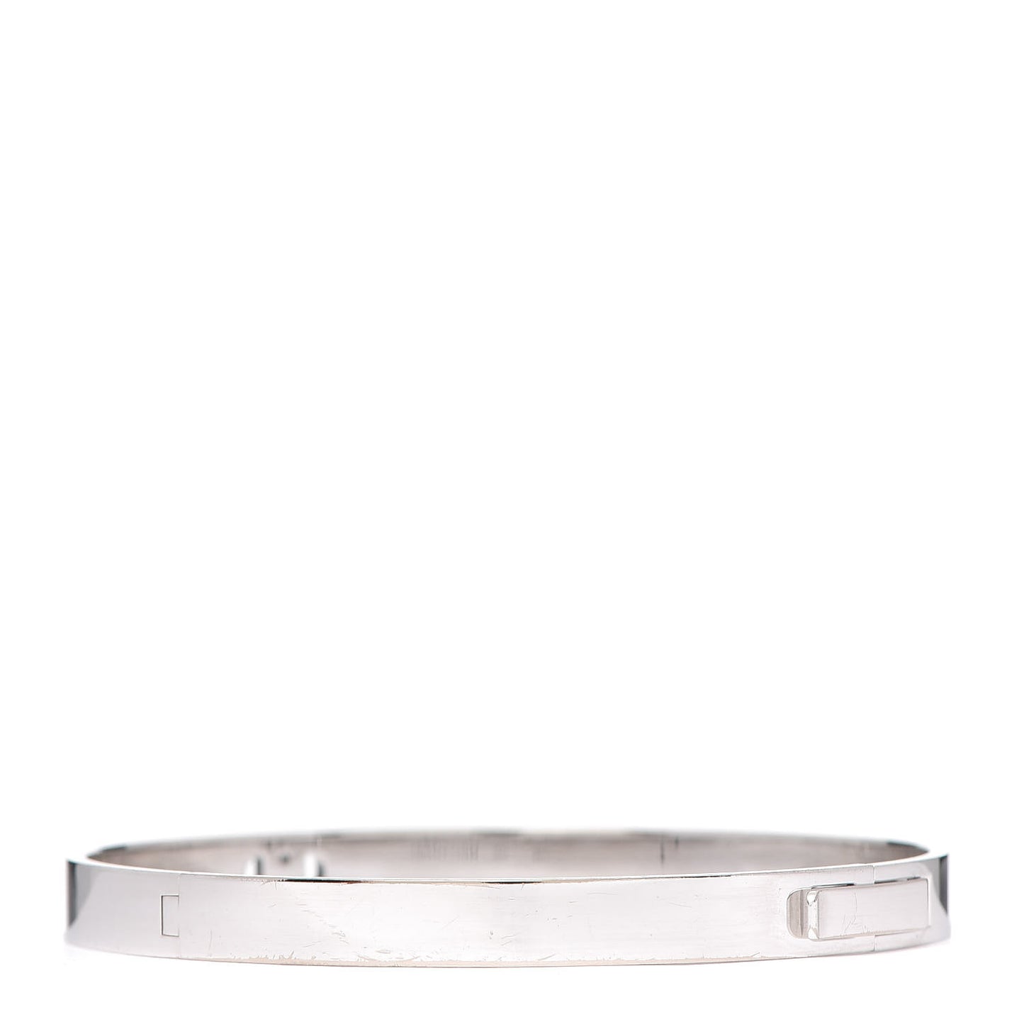 18K White Gold Diamond PM H D'Ancre Bracelet SH