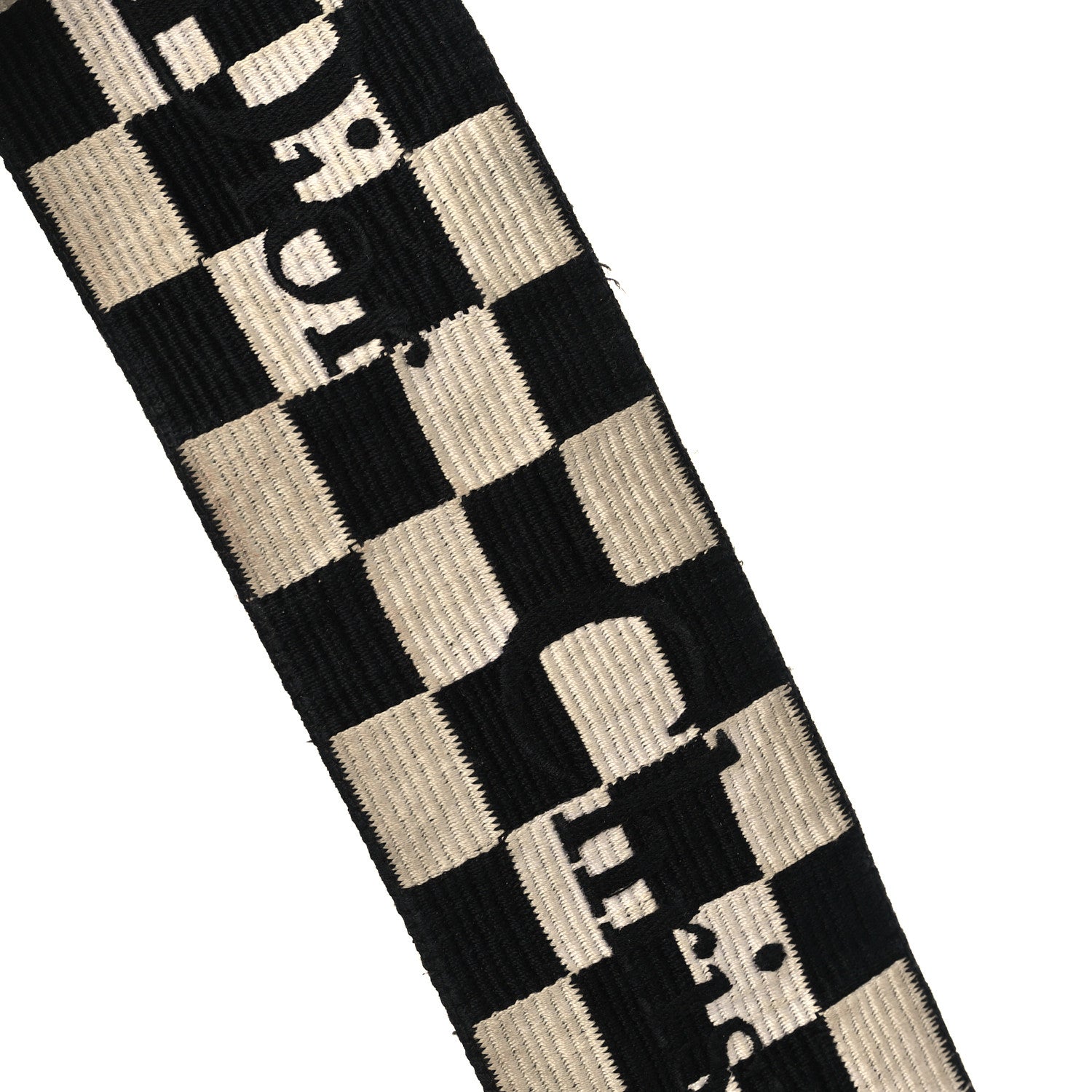 Christian Dior Calfskin Checkered Mini J'Adior Flap Bag Black White 13 of 14
