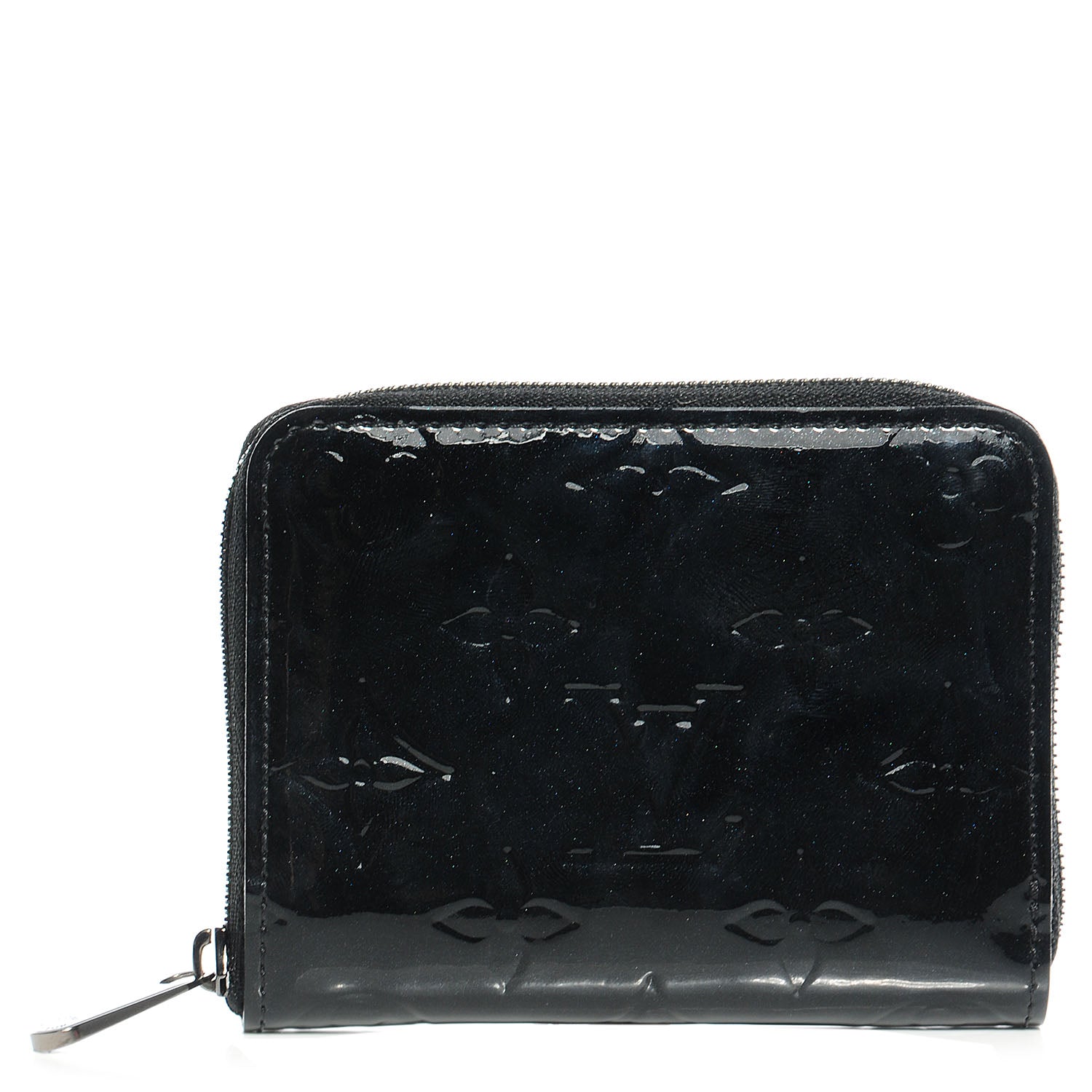 Louis Vuitton Vernis Zippy Coin Purse Wallet Noir Magnetique 1 of 8
