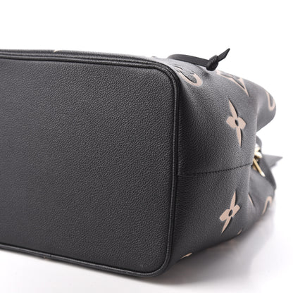 Louis Vuitton Empreinte Monogram Giant Neonoe MM Black Beige 7 of 9