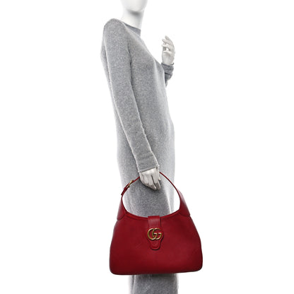 Gucci Goatskin Medium Aphrodite Shoulder Bag Hibiscus Red 2 of 11
