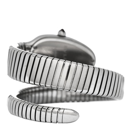 Bulgari Stainless Steel Diamond Bezel 35mm Serpenti Tubogas Quartz Watch 3 of 4