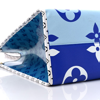 Louis Vuitton Monogram Giant Capri Onthego Blue 8 of 10