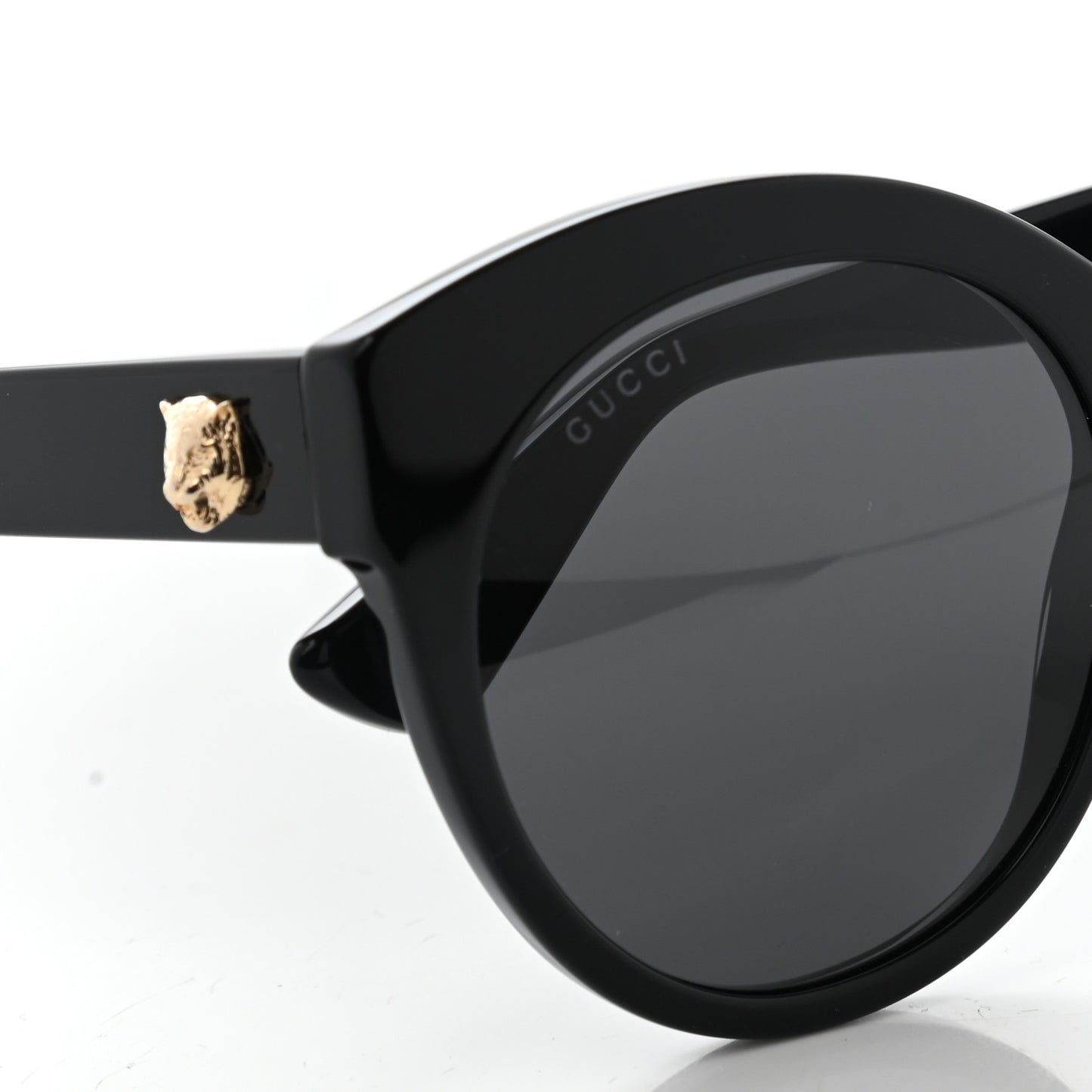 Round GG Sunglasses GG0028S Black