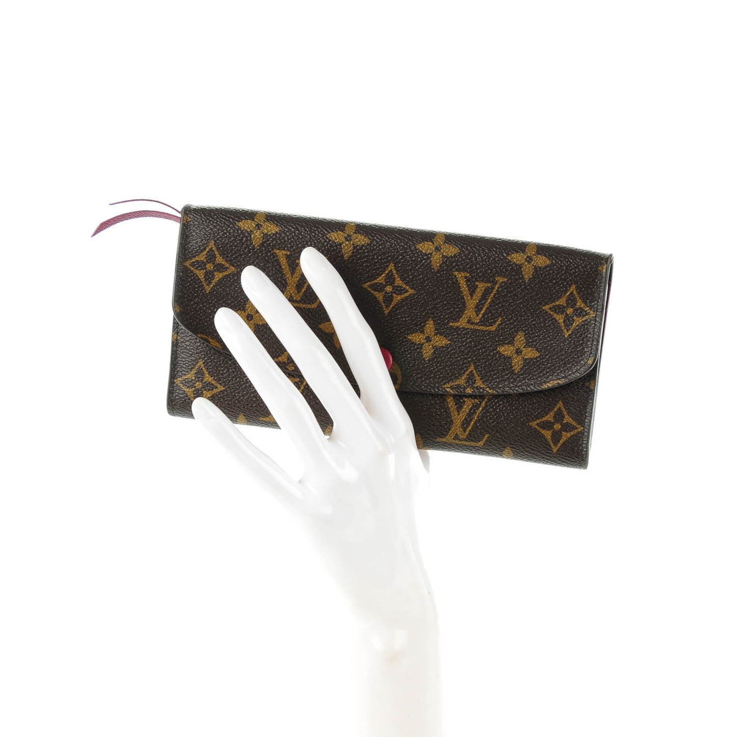 Monogram Emilie Wallet Fuchsia