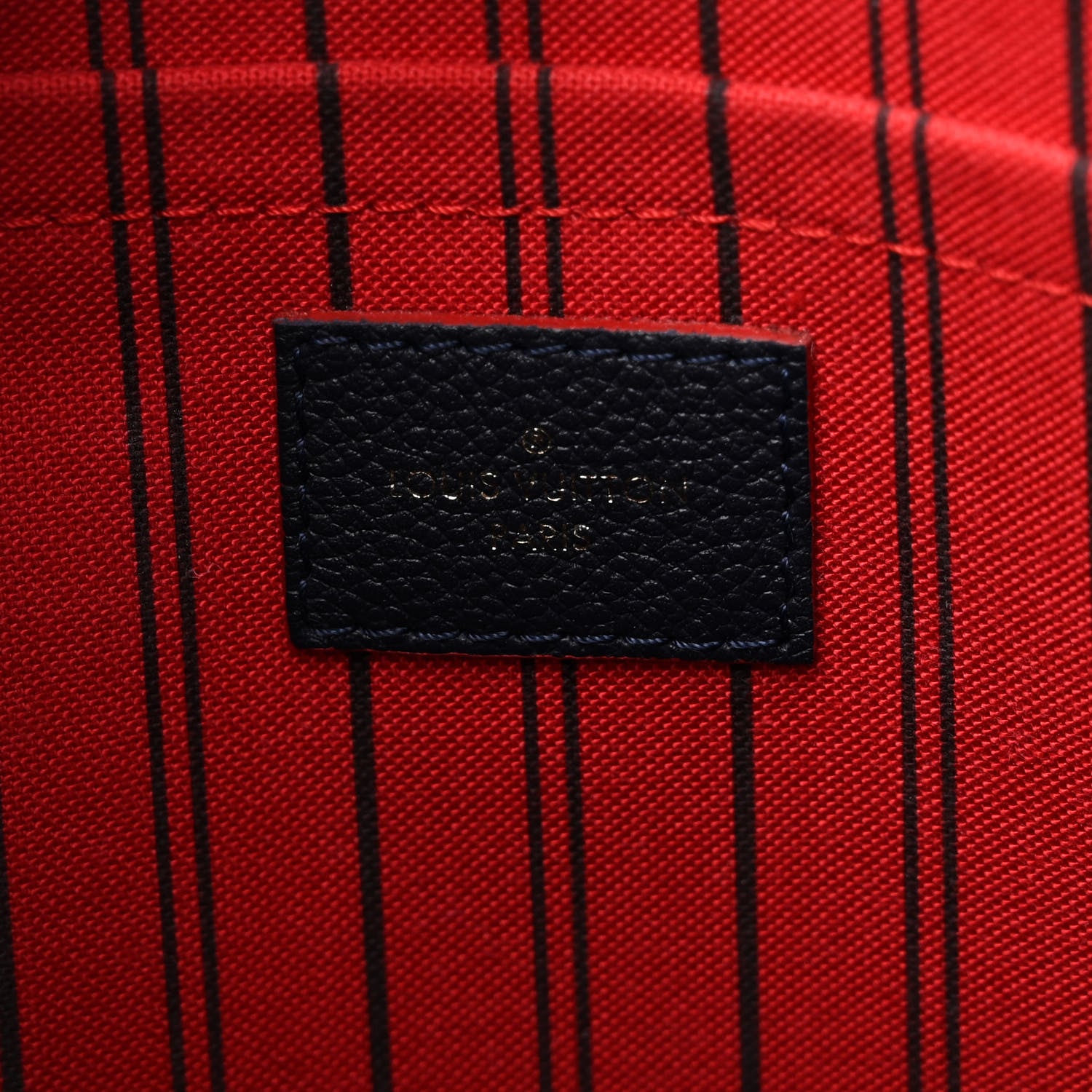 Louis Vuitton Empreinte Montaigne MM Marine Rouge 6 of 10