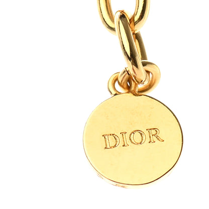 Christian Dior Metal CD Choker Necklace Gold 6 of 7