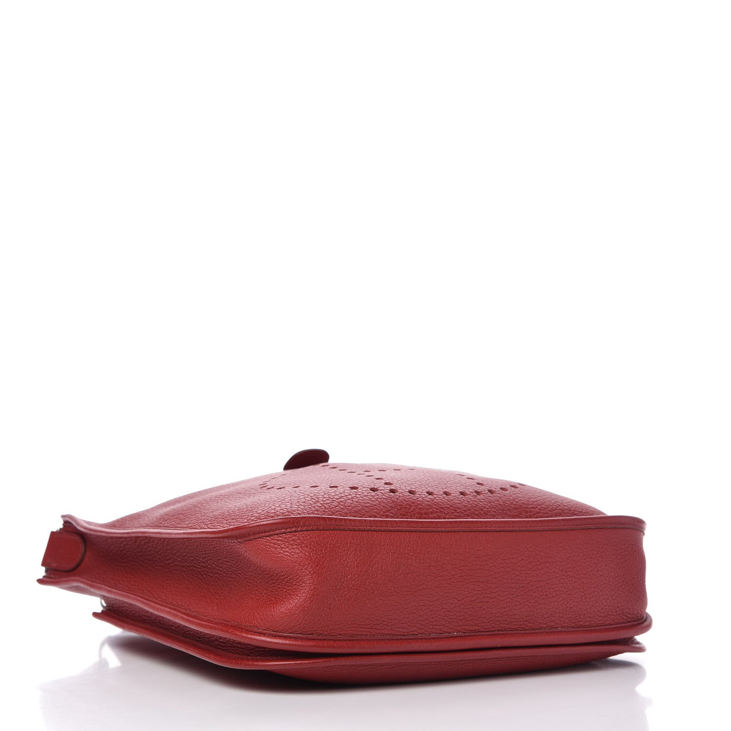 Hermes Taurillon Clemence Evelyne II PM Rouge Garance 4 of 10