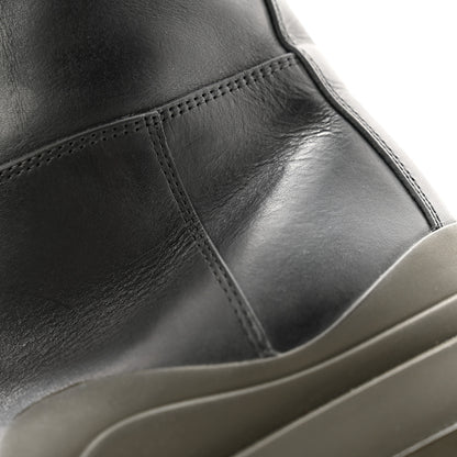Bottega Veneta Calfskin The Tire High Boots 37 Black Camping 7 of 10