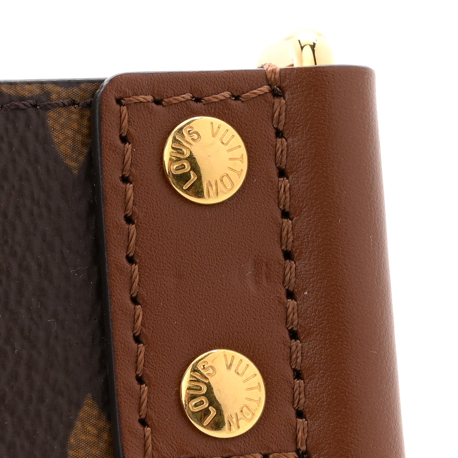 Louis Vuitton Monogram Adjustable Papillon Shoulder Strap Brown 4 of 4