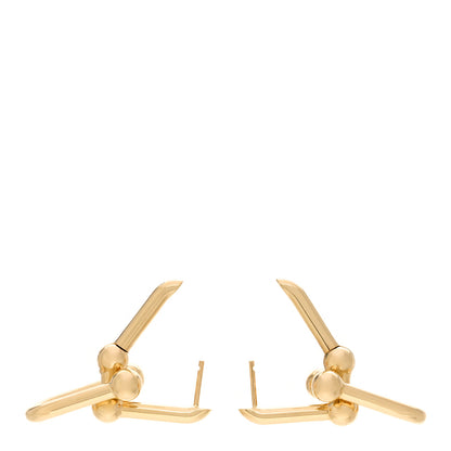 Tiffany 18K Yellow Gold Large HardWear Link Earrings 3 of 5