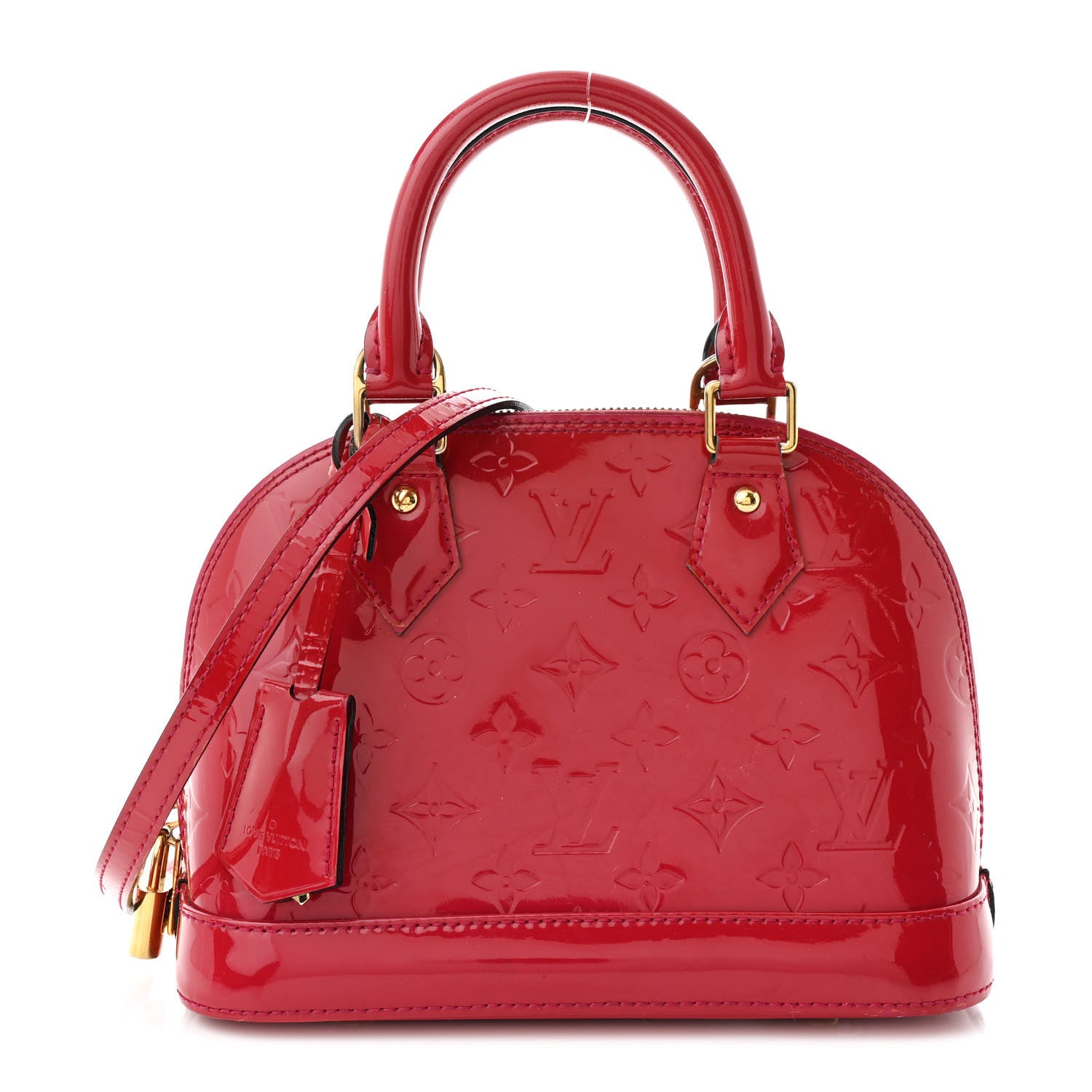 Louis Vuitton Vernis Alma BB Rose Indien 1 of 11
