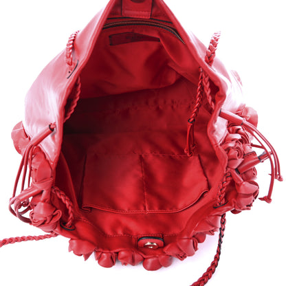 Valentino Garavani Nappa Atelier Rose Edition Large Tote Red 4 of 8