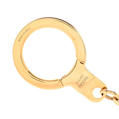 Louis Vuitton Brass Monogram Blooming Flowers Bag Charm Key Holder Rose Ballerine 4 of 5