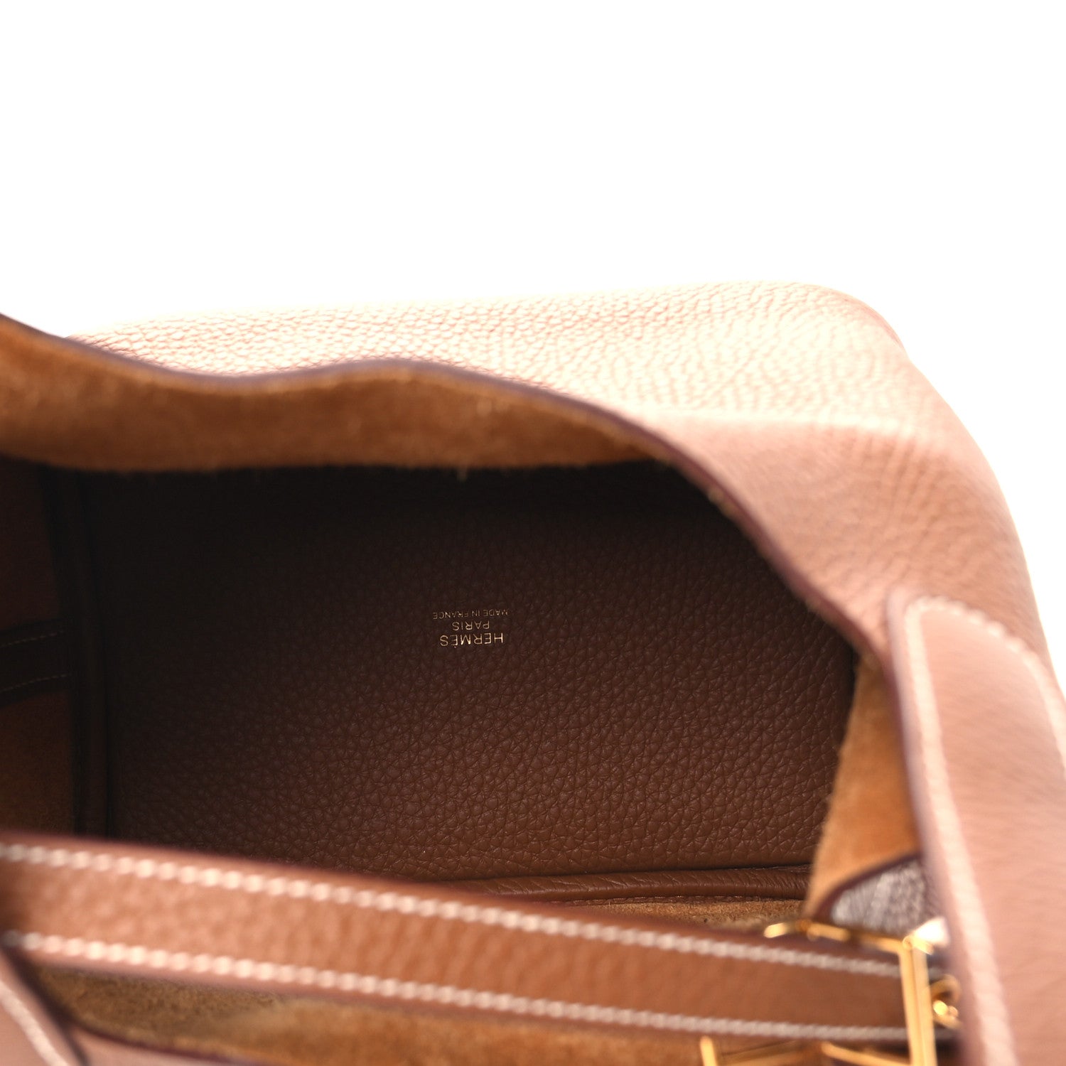 Hermes Taurillon Clemence Picotin Lock 18 PM Gold 5 of 12