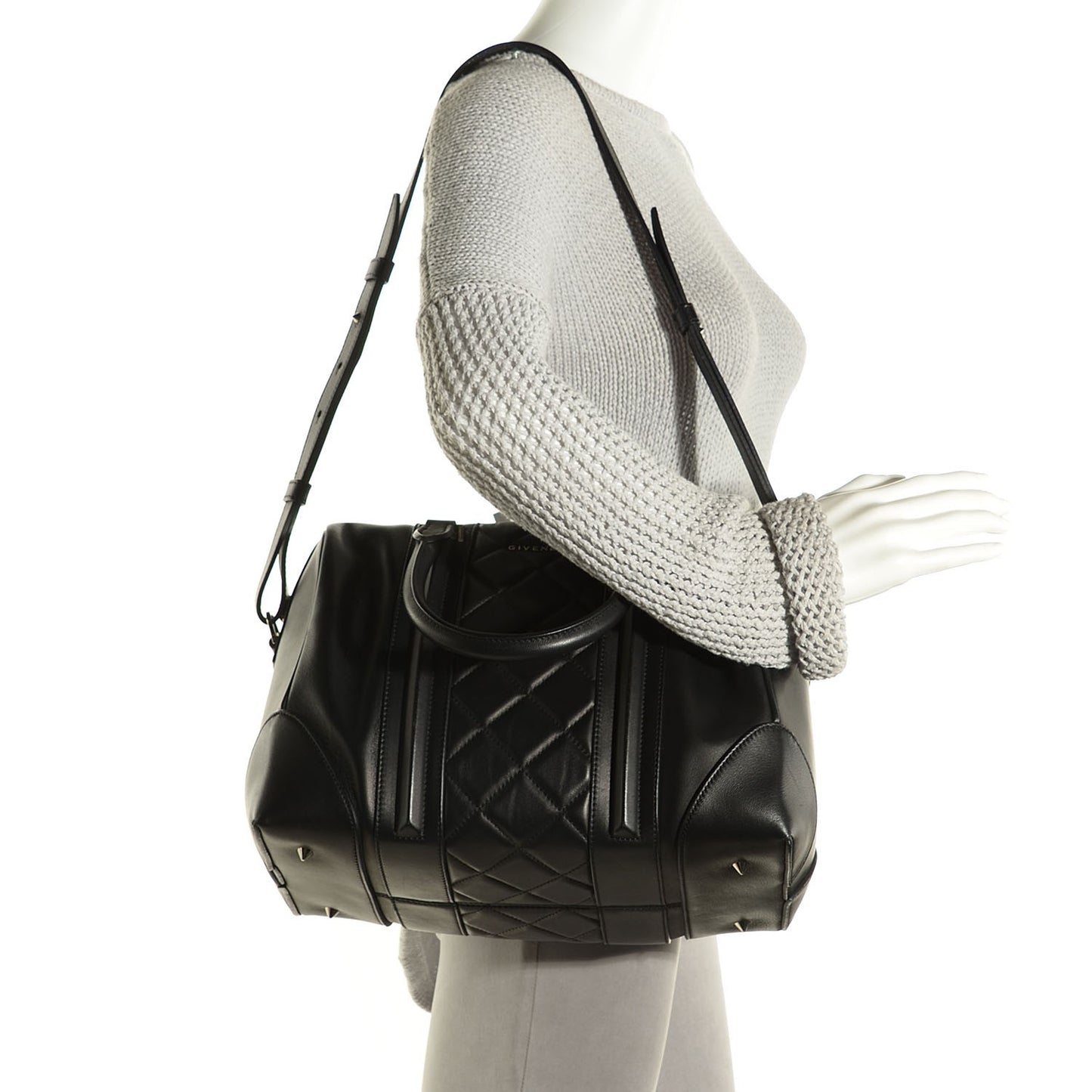 Lambskin Quilted Medium Lucrezia Black