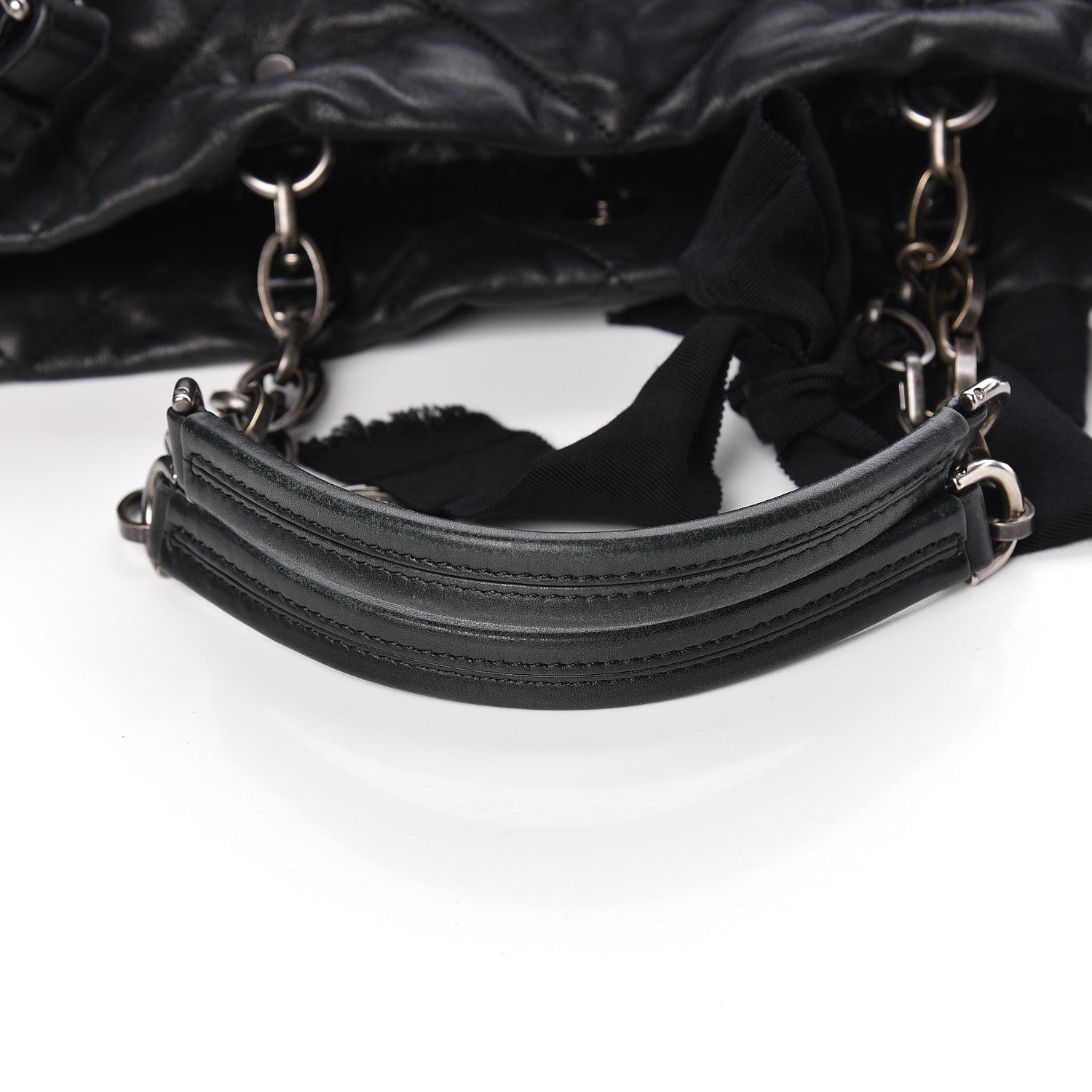 Lanvin Lambskin Quilted Amalia Tote Black 11 of 11