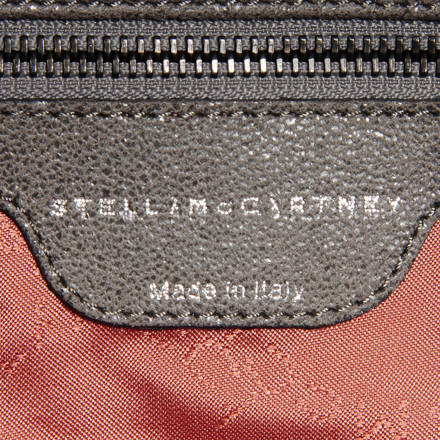 Stella McCartney Faux Leather Shaggy Deer Falabella Fold Over Tote Light Grey 6 of 10
