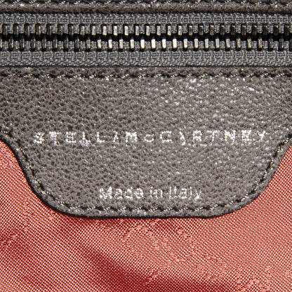 Stella McCartney Faux Leather Shaggy Deer Falabella Fold Over Tote Light Grey 6 of 10