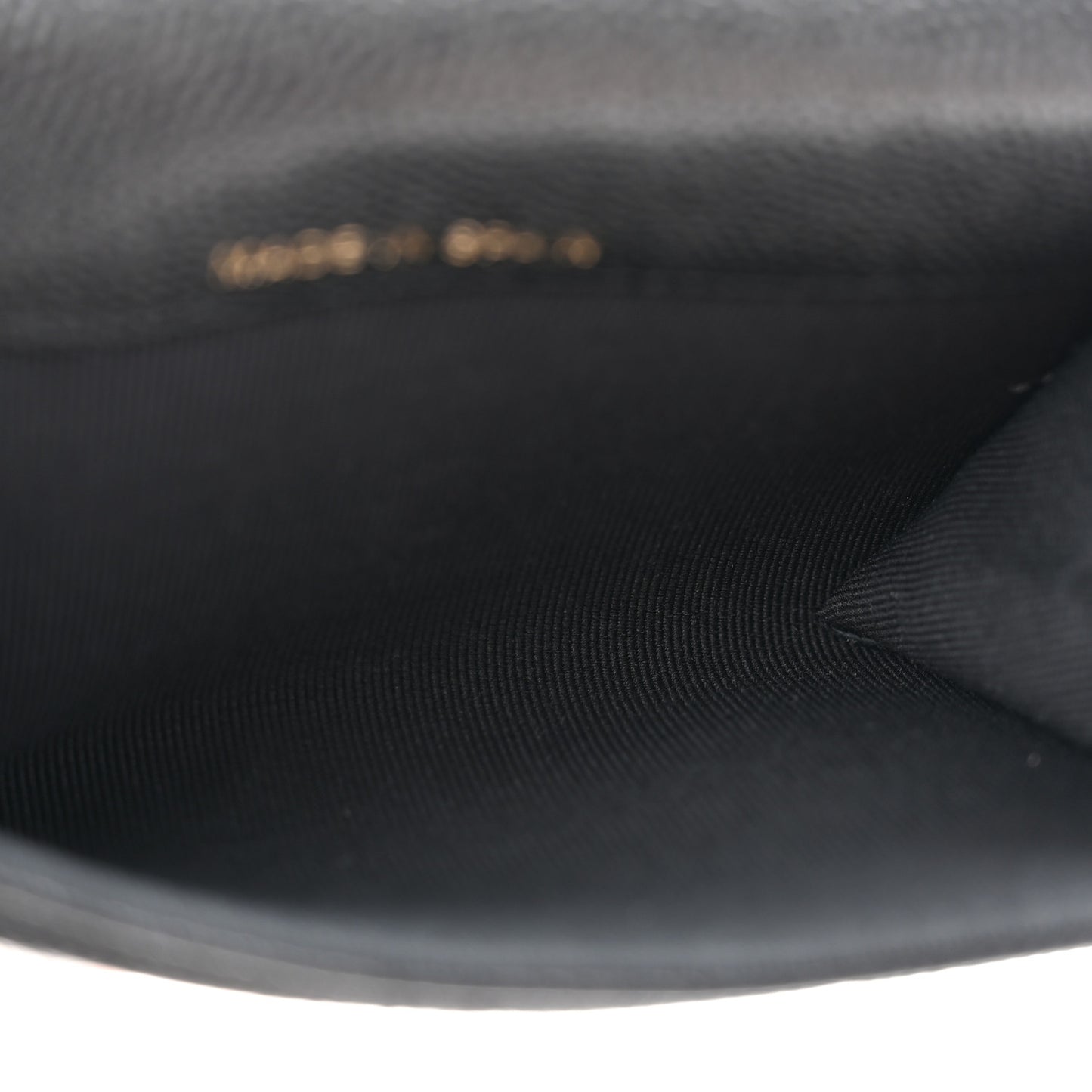 Shiny Caviar Enamel Quilted CC Flap Card Holder Black