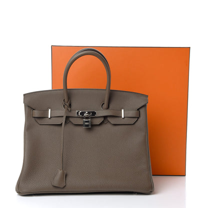 Hermes Togo Birkin 35 Cacao 11 of 11