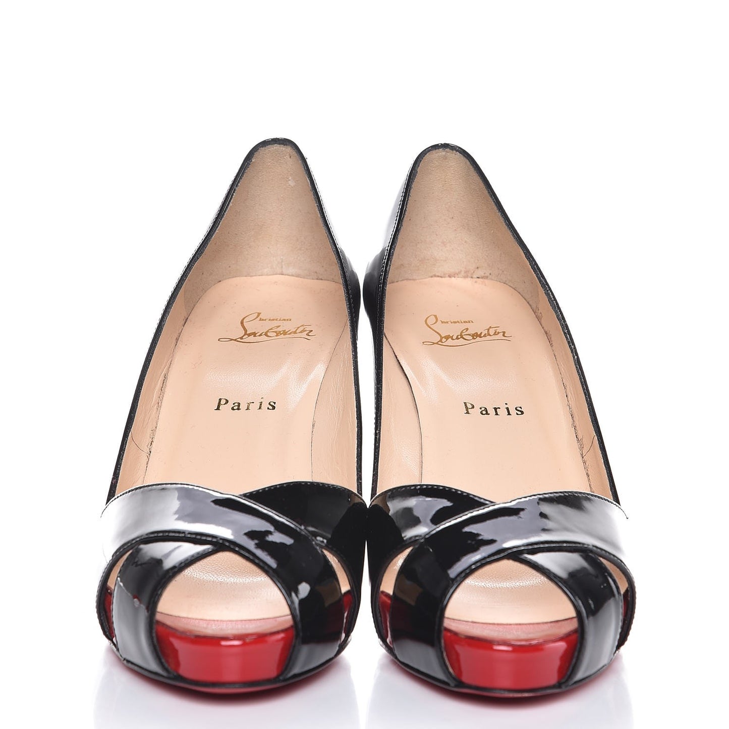 Patent Shelley 90 Pumps 38.5 Black Red
