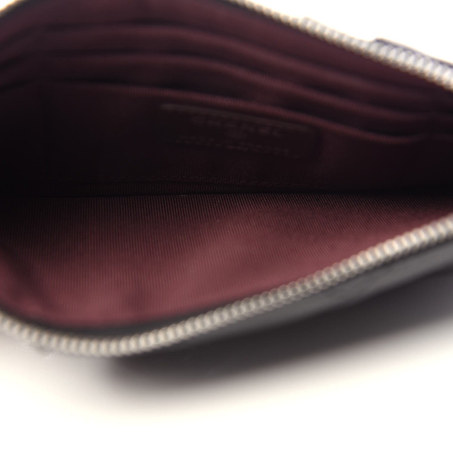 Chanel Caviar Quilted Classic Flat Wallet Pouch Black 5 of 8