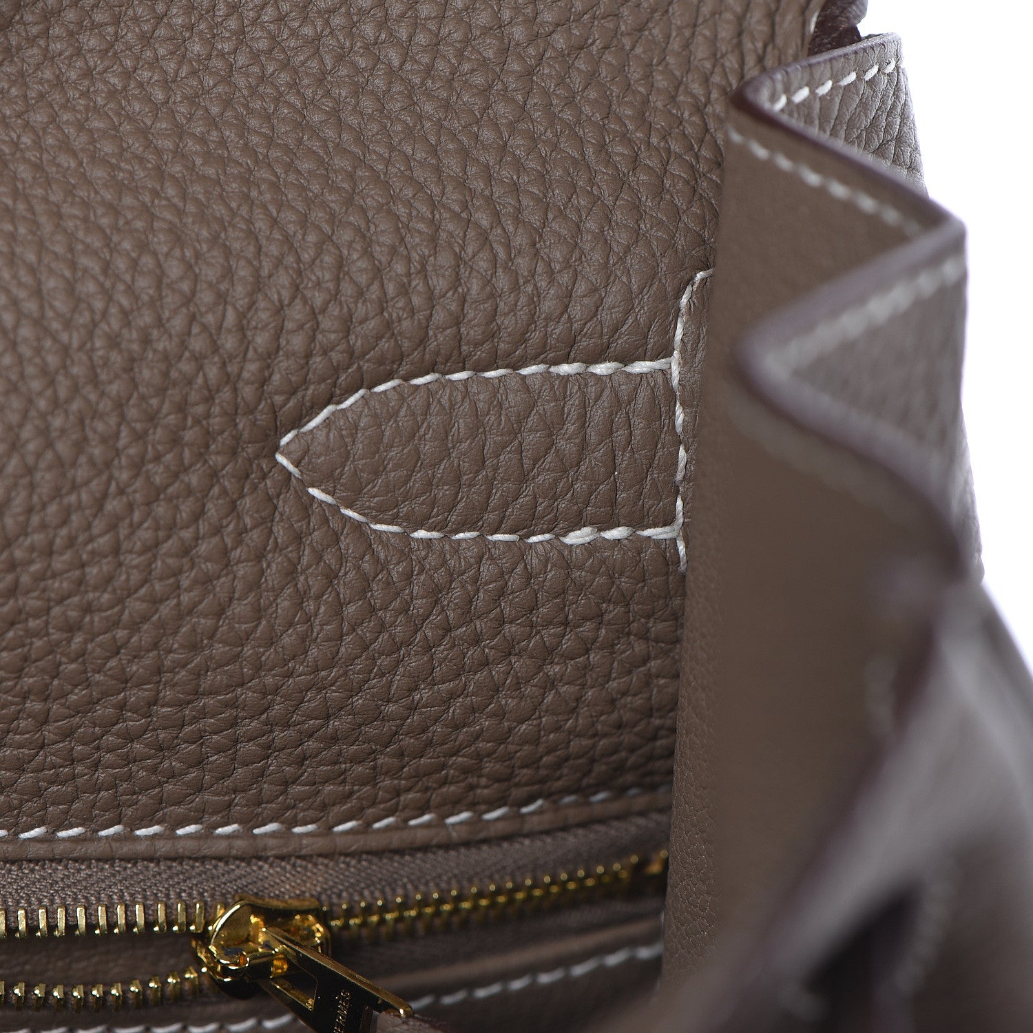 Hermes Togo Kelly Retourne 32 Etoupe 10 of 40