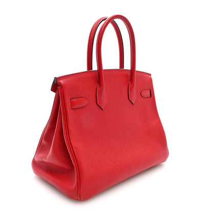 Hermes Epsom BIRKIN 30 Rouge Casaque 3 of 10
