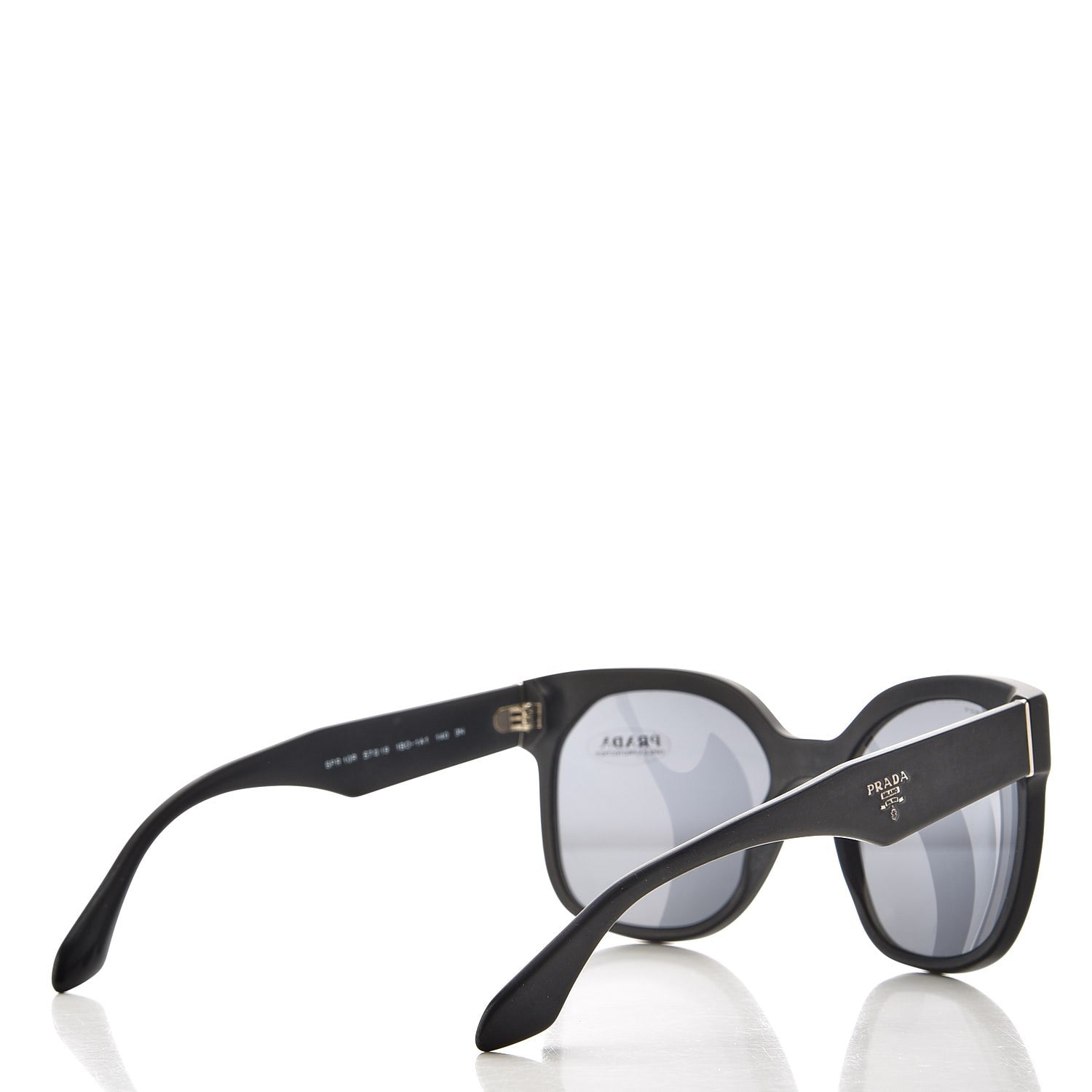 Prada Acetate Sunglasses SPR 10R Black 4 of 8