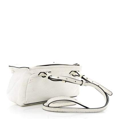 Givenchy Crinkled Patent Deerskin Mini Pandora White 3 of 19