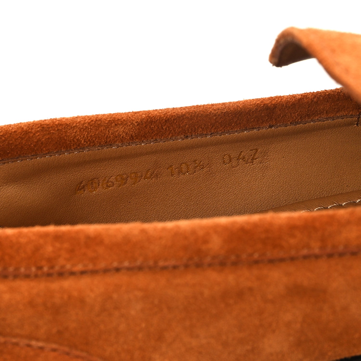 Gucci Suede Horsebit Mens Jordaan Loafers 10.5 Harness Brown 7 of 9