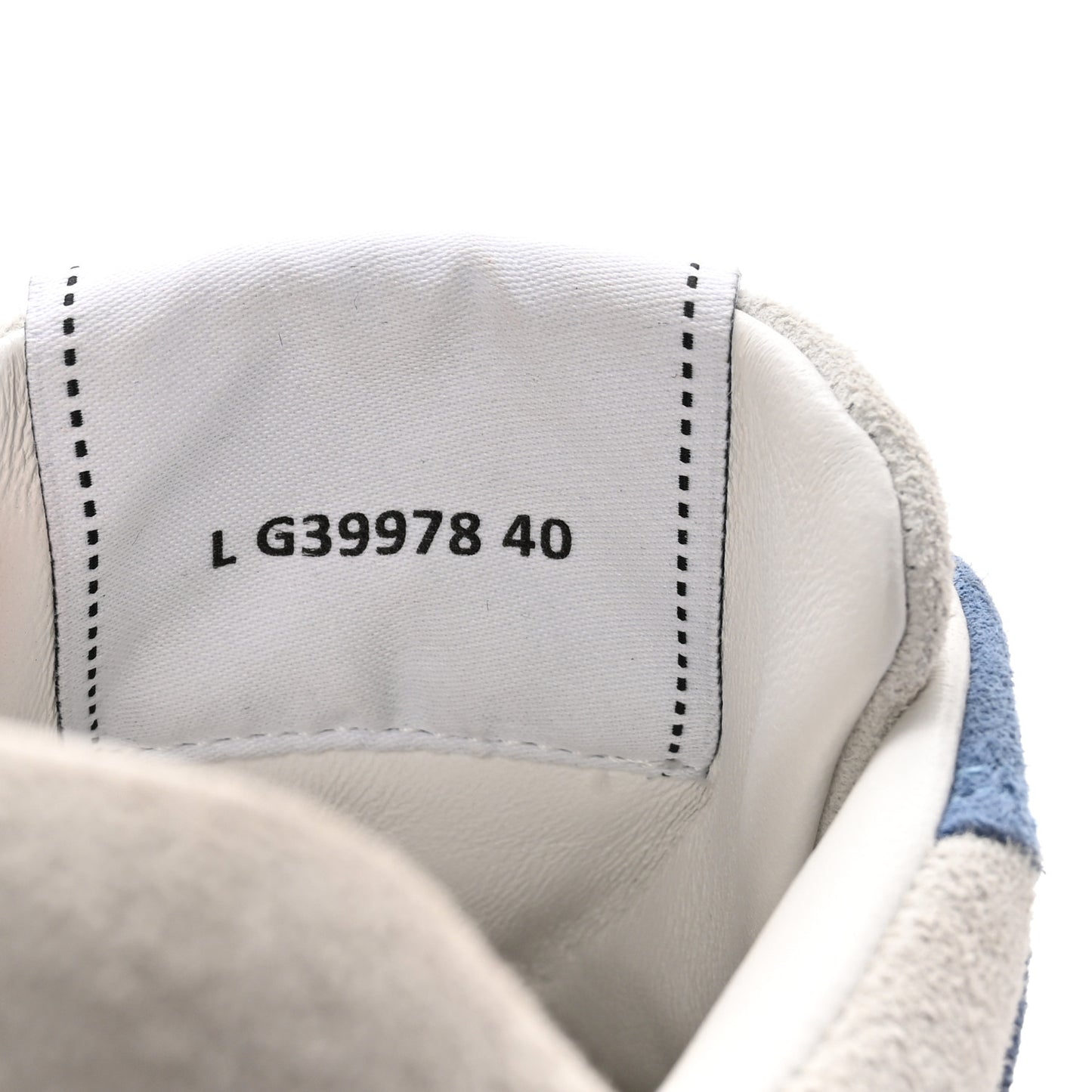 Suede Kidskin Womens CC Sneakers 40 White Blue