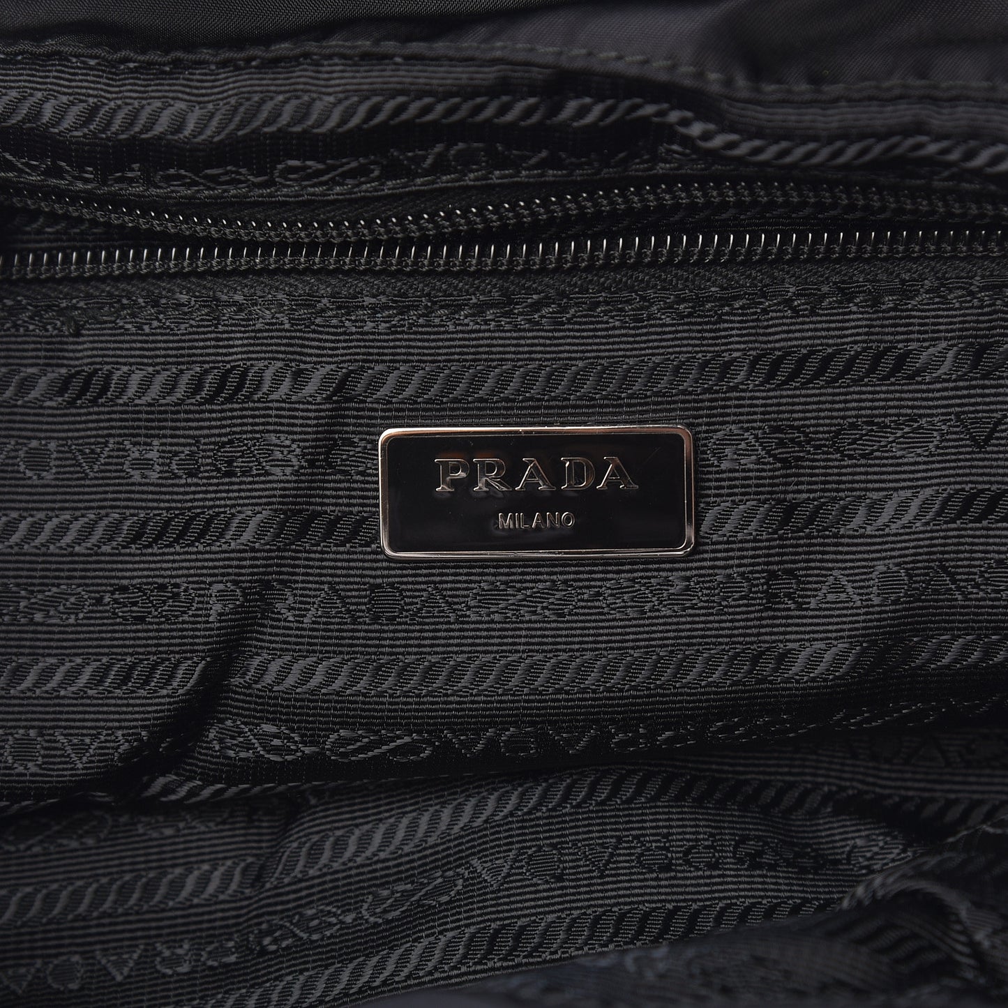 Nylon Vela Medium Backpack Black