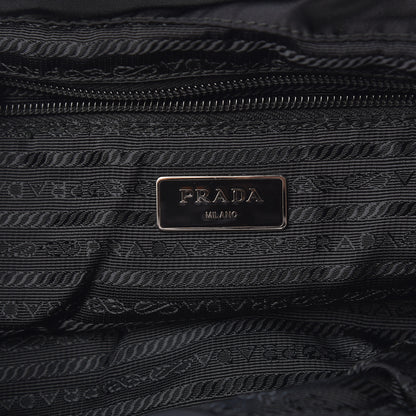 Prada Nylon Vela Medium Backpack Black 6 of 11