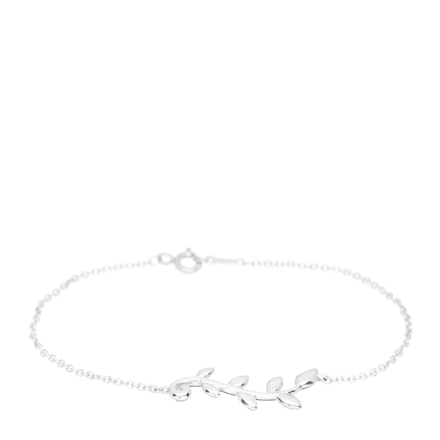 Tiffany Sterling Silver Paloma Picasso Olive Leaf Vine Bracelet 1 of 4