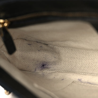 Gucci Pebbled Calfskin Medium Soho Flap Crossbody Black 8 of 9