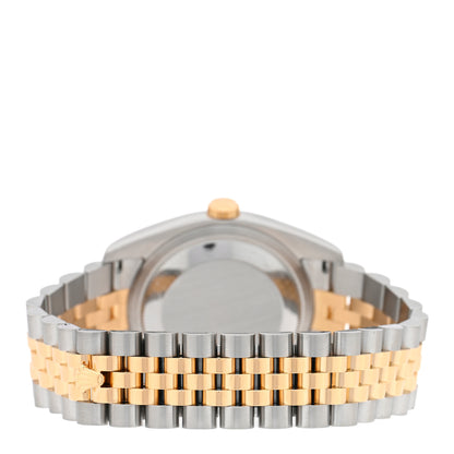 Rolex Stainless Steel 18K Yellow Gold Diamond 36mm Oyster Perpetual Datejust Watch Champagne 116233 3 of 4